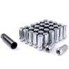 DCVAMOUS 32 PC 9/16"-18 Lug Nuts Chrome 7-Spline Compatible with
