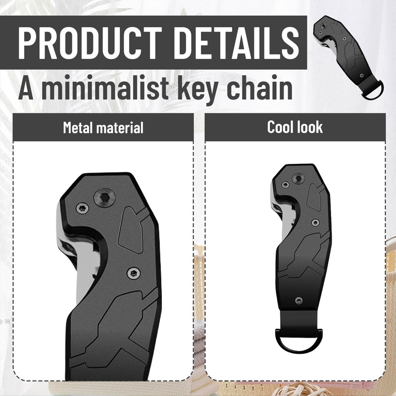 Hebterrka Compact Key Organiser with Integrated Tools - Holds 1
