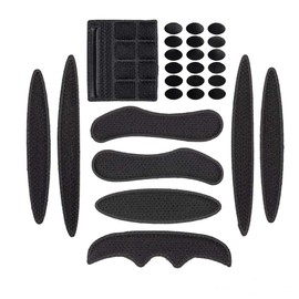 PAXLamb Helmet Padding Kit 27PCS Bicycle Replacement Universal Foam Pads Set Helmet Cushions for Bike Cycling Motorcycle Helmet (Black)