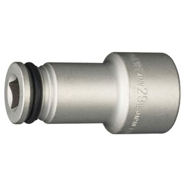 TONE HP4NV-29L Long Socket for Impact: 0.5 inch (12.7 mm) (1/2 inch), Double Side Width 1.1 inches (29 mm)