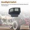 Narcilors High Low Beam 8 Pin 20A 12V Headlight Switch