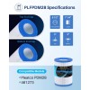 Poolpure Spa Filter 2 Pack Compatible Pdm28 Nsf Certified 50