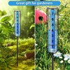Rain Gauge 7 Inch Capacity Detachable Rain Measuring Gauge with