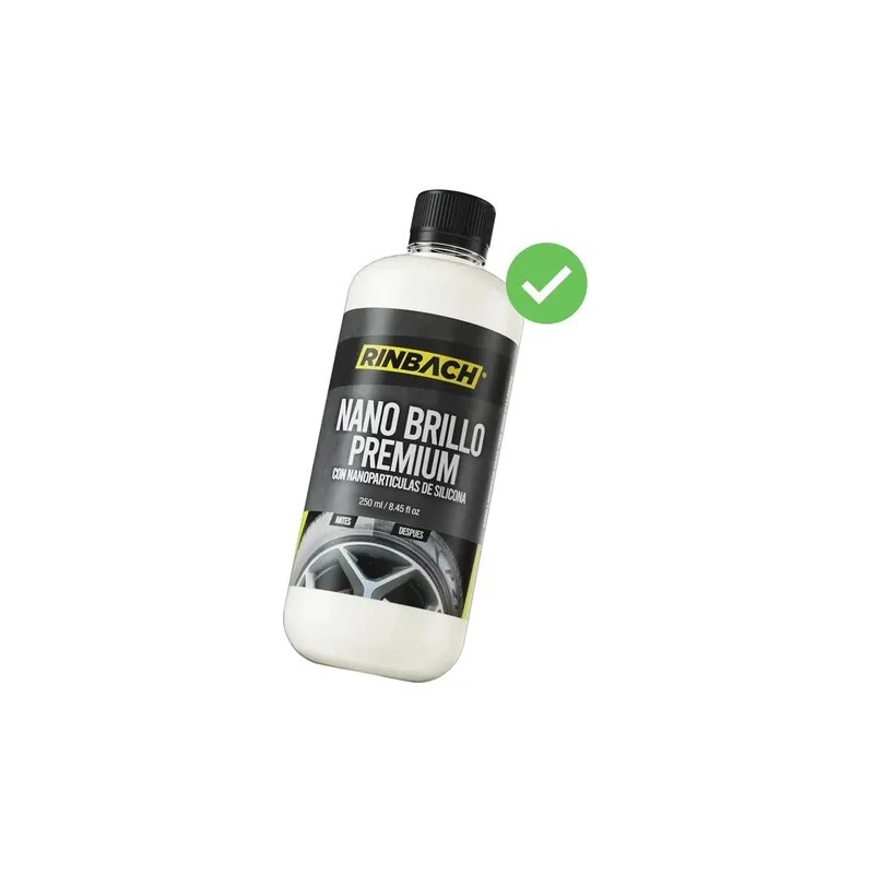 Nano Brillo Premium Abrillantador Blanco Rinbach 250ml