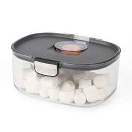 Progressive International ProKeeper+ 3 Qt (2.8 L) Airtight Food Storage Container with Terracotta Disk for Freshness, Stackable & Dishwasher Safe, Ideal for Cookies, Baked Goods, & More 3-Piece Set