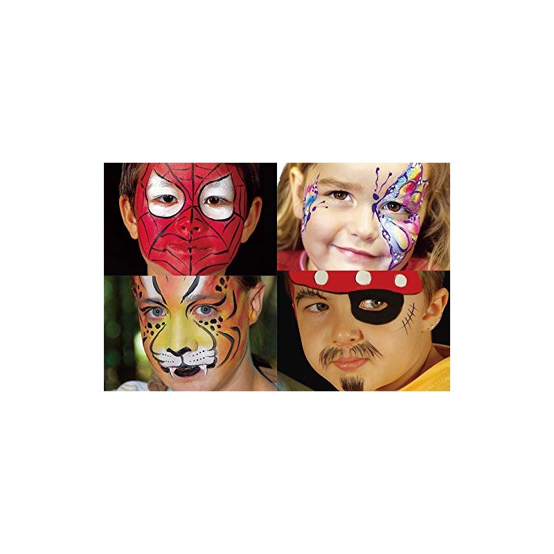 Derivan 50000306 Face & Body Paint, Orange, 1.2 fl oz