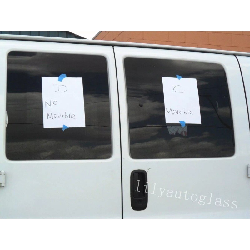NAGD Fits 96-23 Chevy Express Passenger Right Hinged Door Window