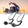 DREAMIZER Motorcycle Bar End Mirrors Universal 7/8" Handle Bar End