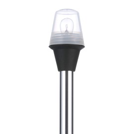 SEACHOICE 05691 All-Round White Light for Boating - Stow-A-Way Spare Aluminum Light, 23-9/16 Inches Tall