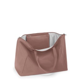 TUMI Just In Case Tote - Small Packable Travel Tote Bag for Women & Men - Carry Travel Accessories Easily - Light Mauve