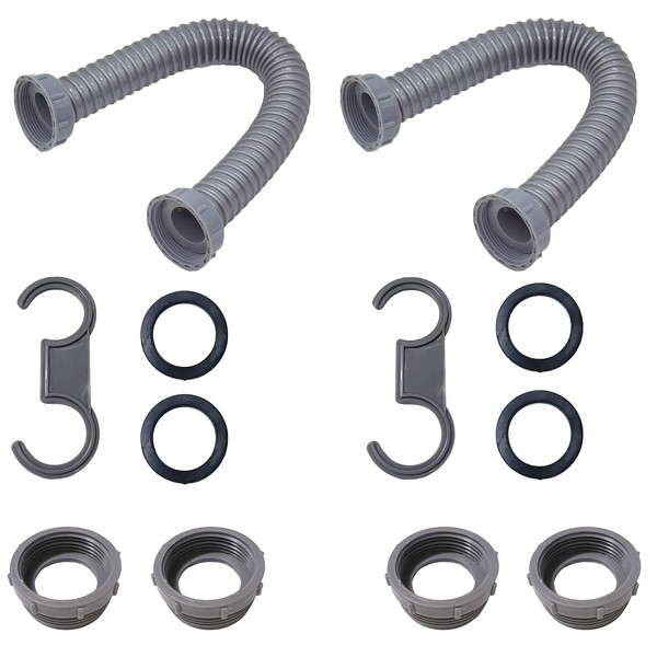 Sink Drain Pipe 1-1/2 inch Expandable Flexible Sink Drain Pipe