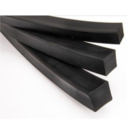 KUSTAT Gasket Material Rubber Seal Strip Square 10mm to 20mm Thick Rubber Molding Shock Absorber Non-Slip Anti-Collision Strip 2 Meter Bumpers mats (Size : 14x14mm)