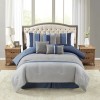 Sweet Home Collection Winston 7 Piece Suede Comforter Set