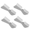 4PCS Gutter Downspout Extension Hinge Stainless Steel Flip Up Hinge