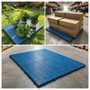 6 Pcs Plastic Pallet, Lightweight Nestable Pallet 23.6x11.8x1.18 Inch, Waterproof