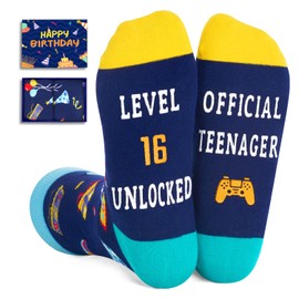 Zmart 16th Birthday Gifts Ideas for Boys - Socks 16th Birthday Gifts for 16 Year Old, Teenager Gifts for Boys Girls Age 16