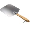 32nd Aluminum Pizza Peel Paddle with Detachable Wooden Handle, Ideal