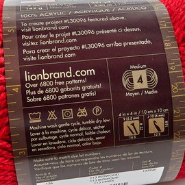(1 Skein) Lion Brand Yarn Heartland Yarn, Redwood