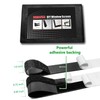 Window Screen with Black Upgraded Hook and Loop Adhesive Edging