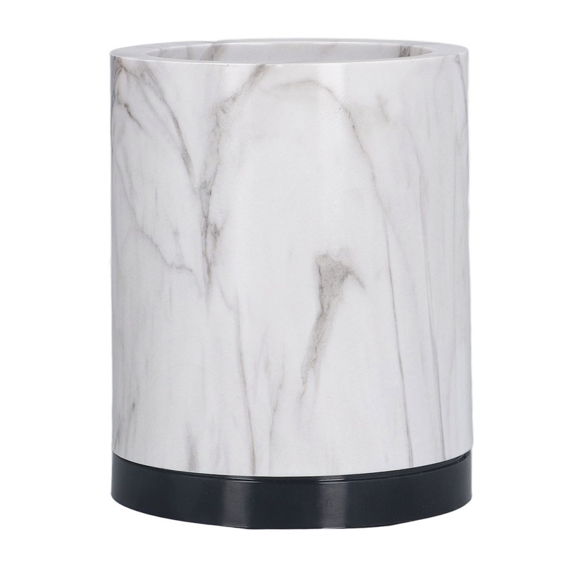 Marble Pattern Pen Holder Beautiful Marble Pattern Anti Slip ABS