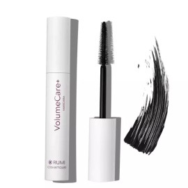 Lumi Cosmetic 루미 코스메틱 - 성숙한 여성을 위한 볼륨케어+ 마스카라 익스트림 길이와 볼륨 2-in-1 포뮬러 뭉치거나 [Black] Rumi Cosmetic - Volume Care + Mascara for Mature Women Extreme Length and Volume 2-in-1 Formula Clump-free [Black]