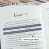 8Pcs Guided Reading Strips Clear Overlay Trackers Highlighting Tools for