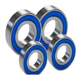 AJANTA INDUSTRIAL 1638-2RS C3 Premium Rubber Seal Ball Bearing Size (in) 0.7500 x 2.0000 x 0.5625 (Pack 4)