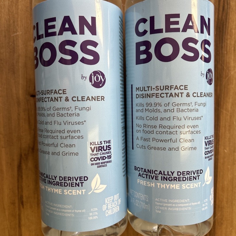 Joy 2 CLEAN BOSS by Joy Multi-surface Disinfectant Cleaner 24