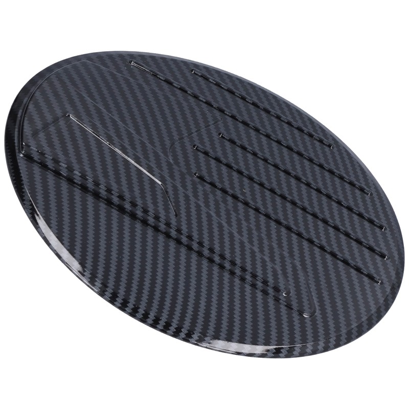 Fuel Tank Cover Trim Gas Cap Lid Carbon Fiber Style