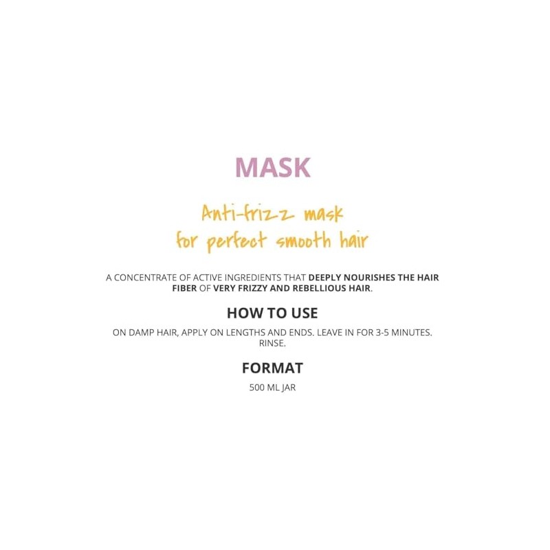 Yellow Liss mask