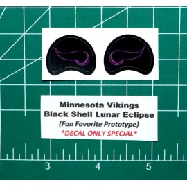 Minnesota Vikings Lunar Eclipse Football Gumball Helmets *DIECUT DECALS ONLY* BL