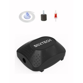 UPETTOOLS Aquarium Air Pump for Fish Tank, Ultra Quiet Fish Tank Air Pump Fish Oxygen Pump Aquarium Bubbler Kit with Air Tubing, Bubble Stone and Check Valve, Fish Tank Aerator Kit