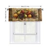 Retro Fruit Curtain Valance for Windows Rod Pocket Valance Window