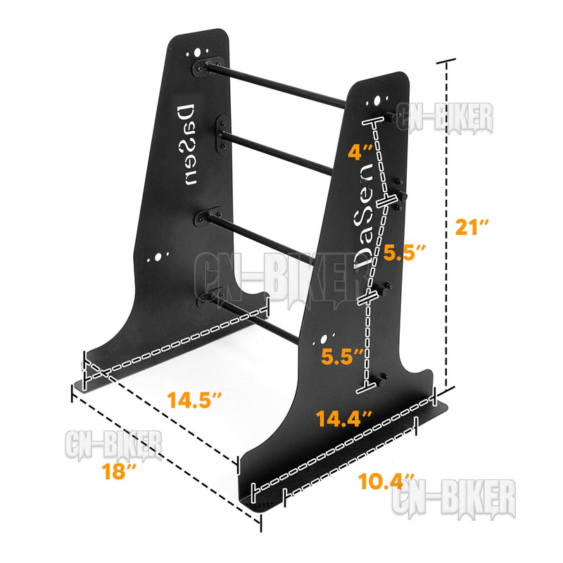 CB Pack Wall Mount Storage Rack For Harley Tour Pak