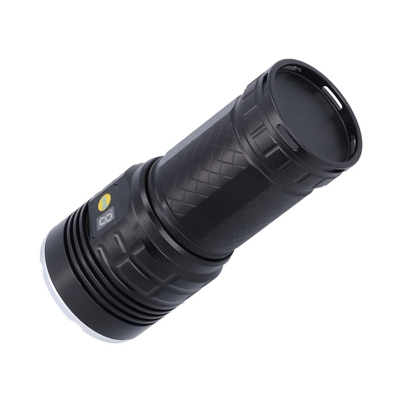 LED Flashlight XMT6 LED 15000lm USB Rechargeable IP65 Waterproof Outdoor