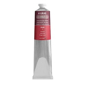 LUKAS 1862 Artists' Oil Paint Master Quality German Engineered Oil-Based Art Paints - 200ml Single Tubes - [LUKAS Red]