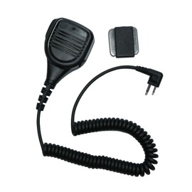 Sarcia CP200D Shoulder Speaker Mic Compatible with Motorola CP200 CP185 CLS1410 CLS1110 BPR40 MAGONE BC130 RDU4100 DLR1060 DLR1020 Walkie Talkie 2 Way Radio with 3.5mm Audio Jack