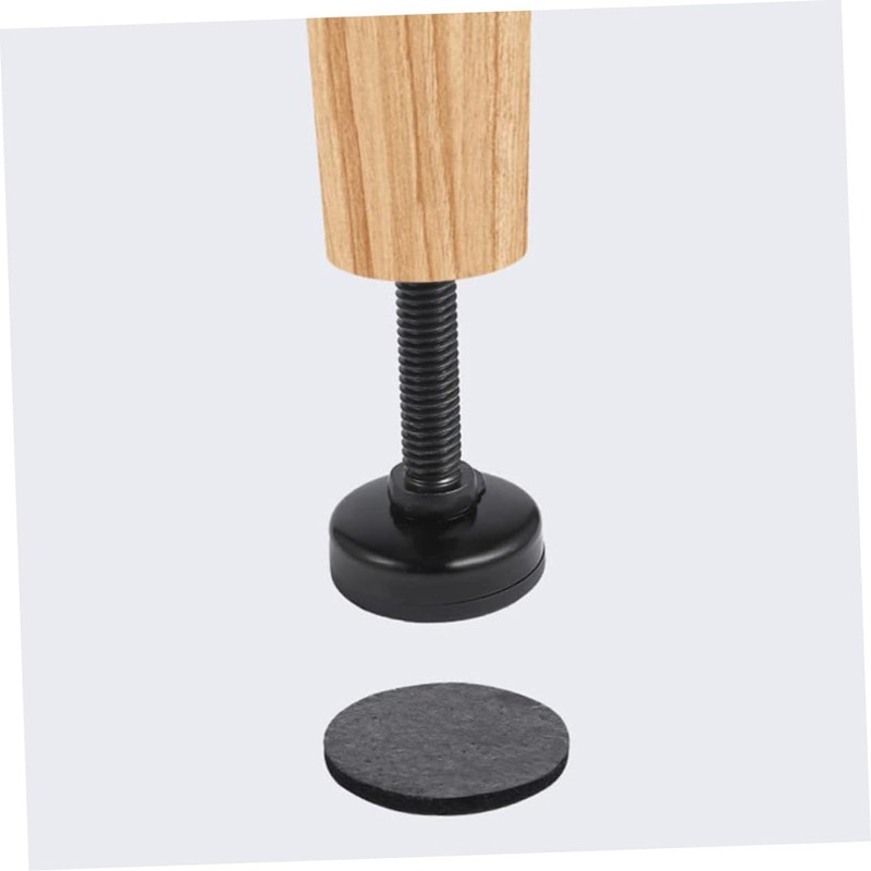 WOONEKY 4pcs Adjustable Heavy Duty Furniture Levelers with Nut Thread