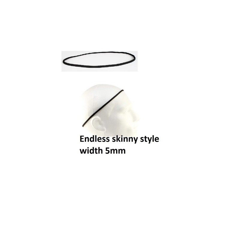 Mens Pack Of 3 Thin Elastic Football Hair Headbands