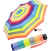 Benetton Pocket Umbrella Super Mini Dots, Multistripe fresh salmon, 95