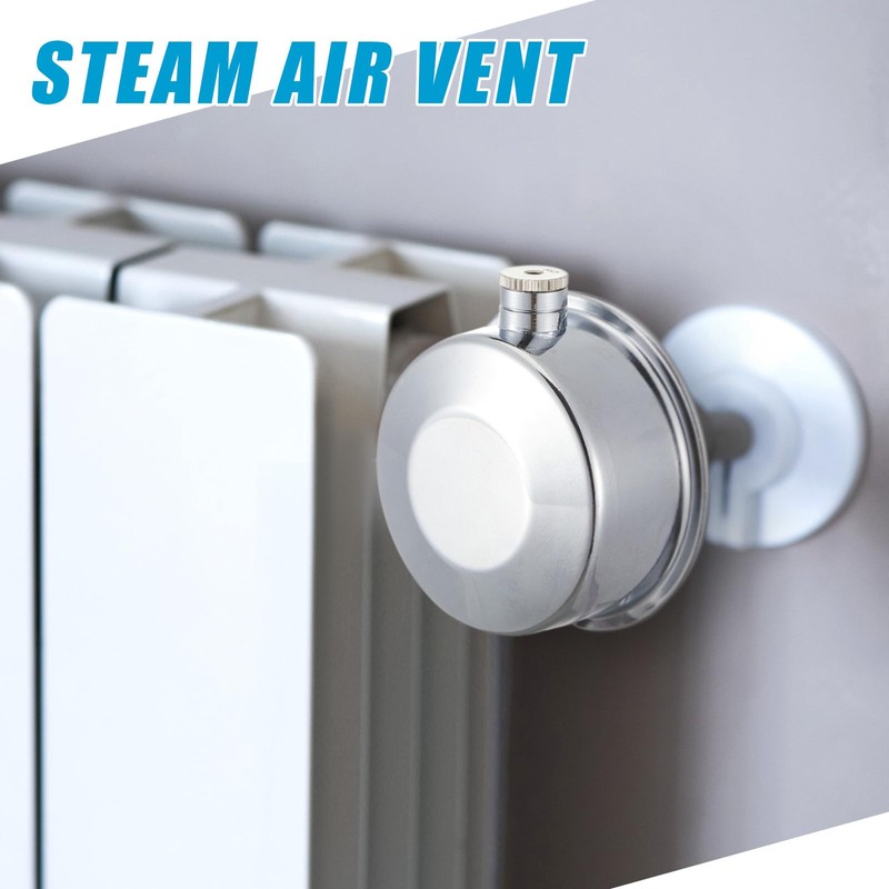 2 Pack Steam Radiator Air Valve, #4#5#6#c #d 1/8", Angle