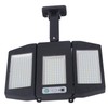Solar Light Remote Control IP64 Waterproof Wide Coverage White Lighting