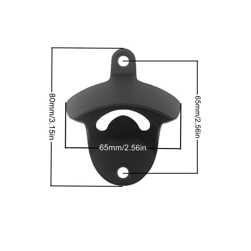 Luwanburg Stainless Wall Mount Beer Bottle Opener Screw in Bottle