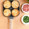 4Hole Frying Pot NonStick Egg Pancake Cooking Pan Cookware For