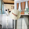 Leather Curtain Tie Backs, glrovazas Leather Curtain Rod Holder with