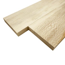Barrington Hardwoods' Quarter Sawn Sycamore Lumber Board - 3/4" x 4" (2 Pcs) (2, 3/4" x 4" x 48")