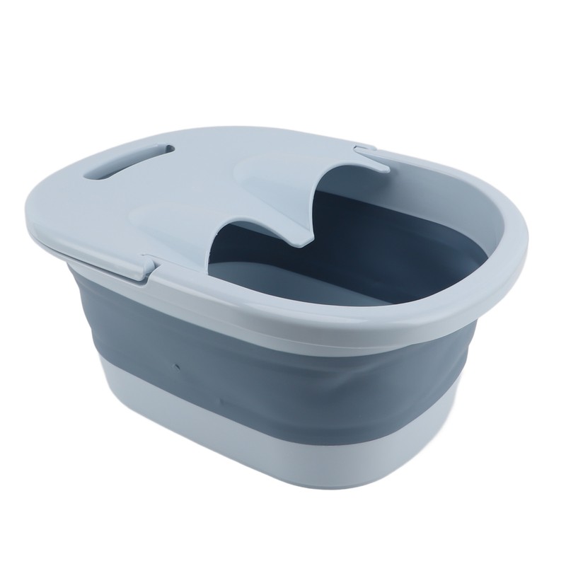 Foldable Foot Bath Basin with Massage Acupoint PP Silicone Foot