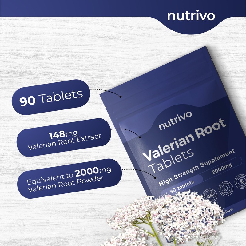 Valerian Root Tablets - 90 Tablets | Good Alternative to