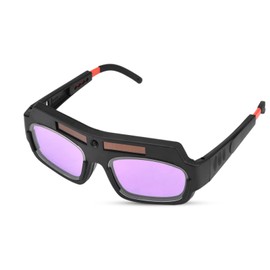 Auto Darkening Welding Goggles, 8 or 9 Shades, 0.1s Quick Dimming Welding Glasses, with 10 Alternative Lens