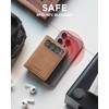 VULKIT Men's Card Holder for Max. 10 Cards with Sliding
